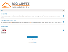 Tablet Screenshot of nolimitshalfmarathon.com